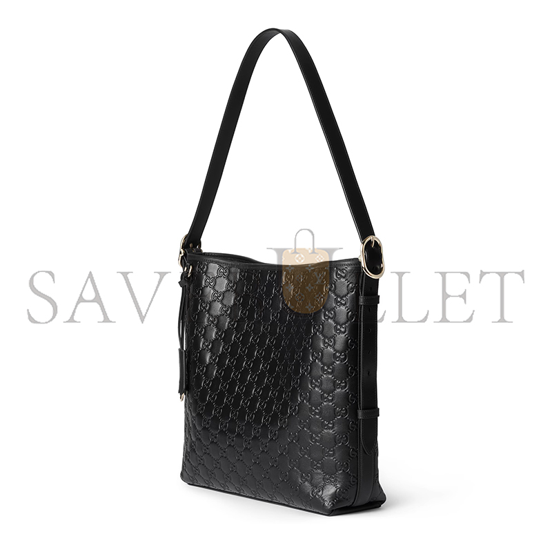 GUCCI GG EMBLEM MEDIUM SHOULDER BAG 847452 (30.5*30.5*9cm)